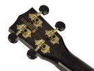 MH2TBK Mahalo Hano Series concert ukulele, transparent black, with bag