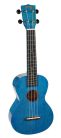 MH2TBU Mahalo Hano Series concert ukulele, transparent blue, with bag