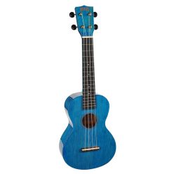   MH2TBU Mahalo Hano Series concert ukulele, transparent blue, with bag