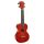 MH2TWR Mahalo Hano Series concert ukulele, transparent wine red, with bag