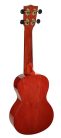 MH2TWR Mahalo Hano Series concert ukulele, transparent wine red, with bag