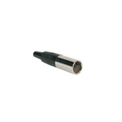 MINI-3-MV Boston  mini xlr plug, 3-pole, nickel, male