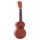 MJ1TBR Mahalo Java Series soprano ukulele, transparent brown, with bag