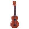 MJ1TBR Mahalo Java Series soprano ukulele, transparent brown, with bag