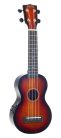 MJ1VT3TS Mahalo Java Series soprano ukulele, 1V+1T (MVT2), 3 tone sunburst, with bag