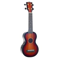   MJ1VT3TS Mahalo Java Series soprano ukulele, 1V+1T (MVT2), 3 tone sunburst, with bag