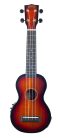 MJ1VT3TS Mahalo Java Series soprano ukulele, 1V+1T (MVT2), 3 tone sunburst, with bag