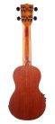 MJ1VTTBR Mahalo Java Series soprano ukulele, 1V+1T (MVT2), transparent brown, with bag