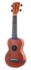 MJ1VTTBR Mahalo Java Series soprano ukulele, 1V+1T (MVT2), transparent brown, with bag