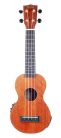 MJ1VTVNA Mahalo Java Series soprano ukulele, 1V+1T (MVT2), vintage natural, with bag