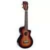 MJ2CE3TS Mahalo Java Series concert ukulele, cutaway, 1V+1T (B-Band), 3 tone sunburst, with padded bag & strap