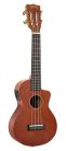 MJ2CETBR Mahalo Java Series concert ukulele, cutaway, 1V+1T (B-Band), transparent brown, with padded bag & strap