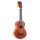 MJ2TBR Mahalo Java Series concert ukulele, transparent brown, with bag