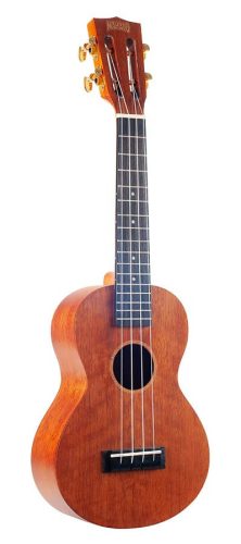 MJ2TBR Mahalo Java Series concert ukulele, transparent brown, with bag