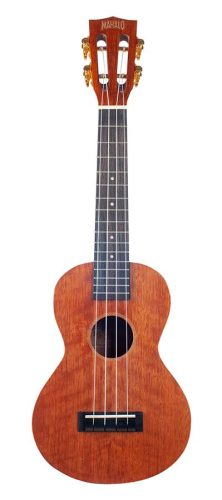 MJ2TBR Mahalo Java Series concert ukulele, transparent brown, with bag