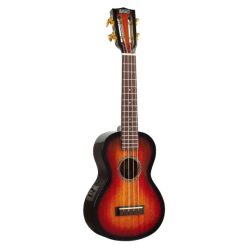   MJ2VT3TS Mahalo Java Series concert ukulele, 1V+1T (MVT2), 3 tone sunburst, with padded bag & strap