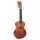 MJ2VTTBR Mahalo Java Series concert ukulele, 1V+1T (MVT2), trans brown, with padded bag & strap