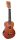 MJ2VTTBR Mahalo Java Series concert ukulele, 1V+1T (MVT2), trans brown, with padded bag & strap