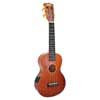 MJ2VTTBR Mahalo Java Series concert ukulele, 1V+1T (MVT2), trans brown, with padded bag & strap