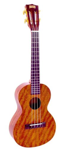 MJ3TBR Mahalo Java Series tenor ukulele, transparent brown, with bag