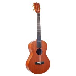   MJ4TBR Mahalo Java Series baritone ukulele, transparent brown, with padded bag & strap