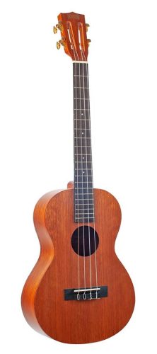 MJ4TBR Mahalo Java Series baritone ukulele, transparent brown, with padded bag & strap