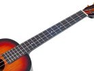 MJ4VT3TS Mahalo Java Series baritone ukulele, 1V+1T (MVT2), 3 tone sunburst, with padded bag & strap