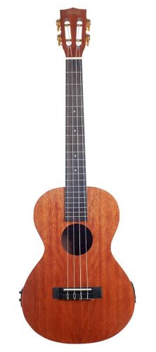 MJ4VTTBR Mahalo Java Series baritone ukulele, 1V+1T (MVT2), transparent brown, with padded bag & strap