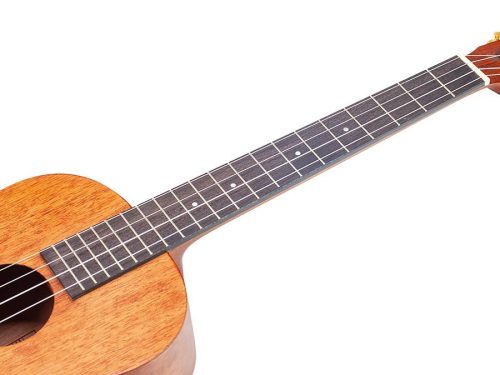 MJ4VTTBR Mahalo Java Series baritone ukulele, 1V+1T (MVT2), transparent brown, with padded bag & strap