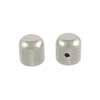 MK0110001 Allparts  dome knobs, nickel, 2pcs