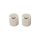 MK0112001 Allparts  heavy knurl barrel knobs, nickel, 2pcs