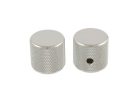 MK0115001 Allparts  barrel knobs, nickel, 2pcs