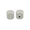 MK0115001 Allparts  barrel knobs, nickel, 2pcs