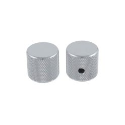 MK0115010 Allparts  barrel knobs, chrome, 2pcs