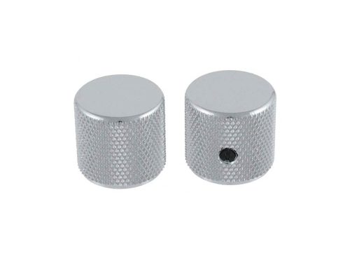 MK0115010 Allparts  barrel knobs, chrome, 2pcs