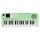 MK1/GN Medeli Nebula Series keyboard, 37 mini-size keys, with USB-C cable for charging, 1 x 2 watt - green