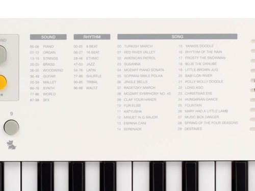 Medeli MK1/WH claviatură din seria Nebula, 37 mini-clape, cu cablu USB-C pentru alimentare, 1 x 2 wați – alb