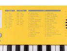 MK1/YE Medeli Nebula Series keyboard, 37 mini-size keys, with USB-C cable for charging, 1 x 2 watt - yellow