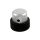 MK3338000 Allparts  concentric stacked knob, vintage style with set screws, chrome top, black bottom, fits USA pots