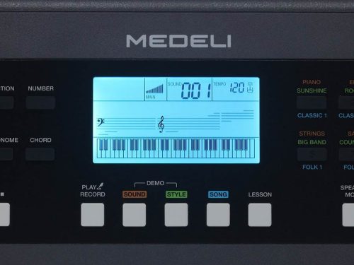 MK61 Medeli Nebula Series elementary keyboard, 61 touch sensitive keys (PSTK), 2 x 2,5 watt