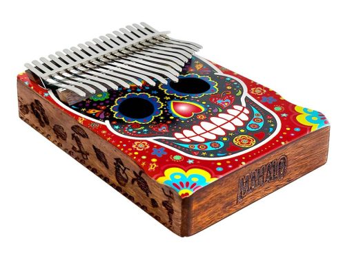 MKA17SK Mahalo  kalimba 17 keys SKULL, with tuning hammer and bag