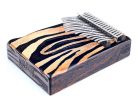 MKA17ZE Mahalo  kalimba 17 keys ZEBRA, with tuning hammer and bag