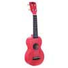 ML1CP Mahalo Island Series soprano ukulele, coral pink, with bag