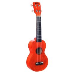   ML1OS Mahalo Island Series soprano ukulele, orange sunset, with bag