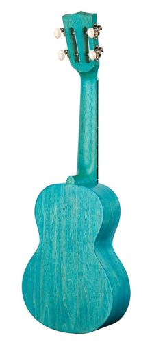 Mahalo ML2AB Island Series – Konzert-Ukulele, Aqua Blue, Lindenkorpus mit gewölbtem Rücken, Aquila Saiten, mit Tasche