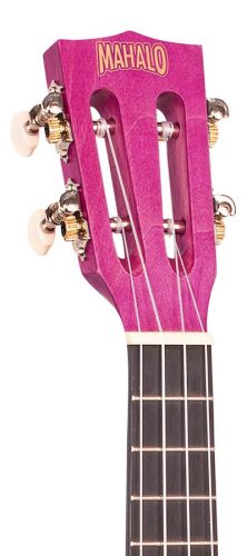 Mahalo ML2BC Island Series – Ukulele concert, Berry Crush, corp din tei cu spate curbat, corzi Aquila, cu husă