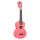 ML2CP Mahalo Island Series concert ukulele, coral pink, with bag