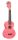 ML2CP Mahalo Island Series concert ukulele, coral pink, with bag