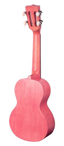 Mahalo ML2CP Island Series – Ukulele concert, Coral Pink, corp tei curbat, corzi Aquila, cu husă