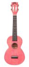 ML2CP Mahalo Island Series concert ukulele, coral pink, with bag